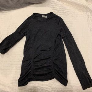 Athleta gray long sleeve top